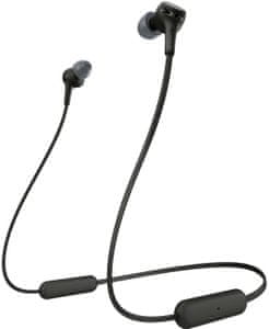 Sony brezžične slušalke Sony WI-XB400 Bluetooth verzija 5.0 doseg 10 m upravljanje na slušalkah mikrofon za prostoročno telefoniranje delovanje 15 h kompatibilne z glasovnim upravljanjem zaprta konstrukcija čist zvok kakovostni 12 mm gonilniki iz neodima magnetni konci