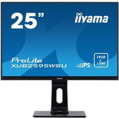 iiyama ProLite LED LCD monitor, 63,5cm, IPS FHD, z zvočniki (XUB2595WSU-B1)