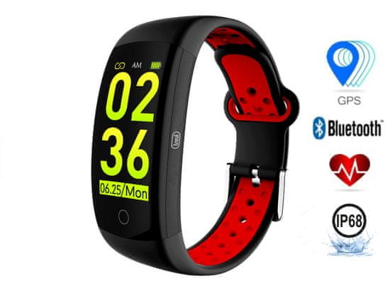 Trevi Activity Sport Wristband T-FIT 250 GPS športna zapestnica, rdeča - Odprta embalaža