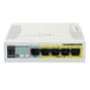 RB260GSP stikalo, 5x Gigabit PoE out Ethernet Smart Switch, SFP, SwOS (CSS106-1G-4P-1S)
