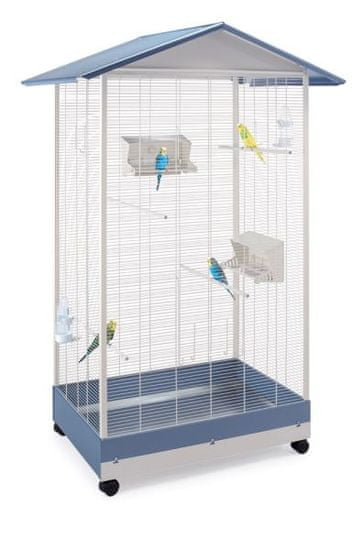 IMAC kletka za kanarčke, budgegere in eksotične ptice z izvlečnim dnom in kolesi, 100,5x72,5x167,5 cm