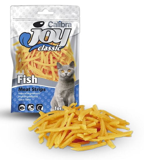 Calibra Joy prigrizek za mačke, ribji trakci, 70 g