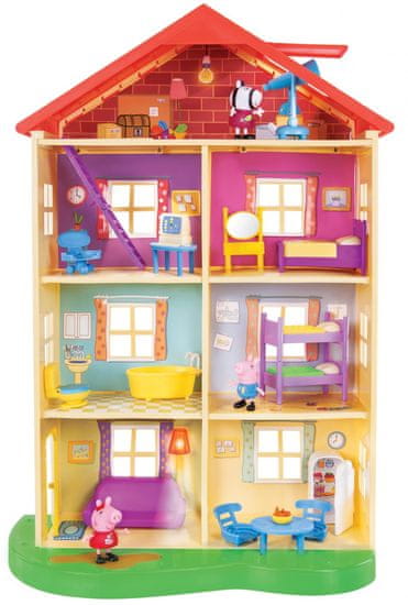 TM Toys družinska hiša z dodatki Peppa Pig - Pujsa Pepa