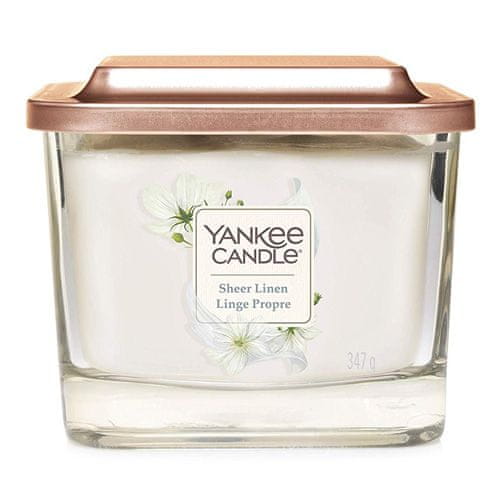 Yankee Candle Sveča v stekleni vazi , Čisto perilo, 347 g