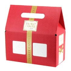 Yankee Candle Darilna škatlica , Za 2 srednje sveče Classic, rdeča