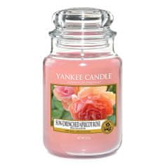 Yankee Candle Sveča v steklenem kozarcu , Vezena marelična vrtnica, 623 g