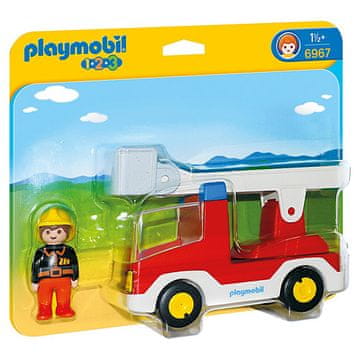 Playmobil Gasilsko vozilo , 1.2.3, 2 kos