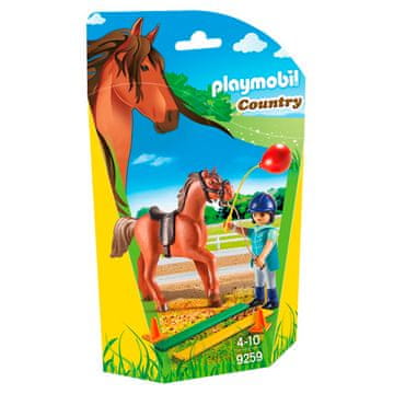 Playmobil konjski terapevt, Jahalno dvorišče, 5 kosov