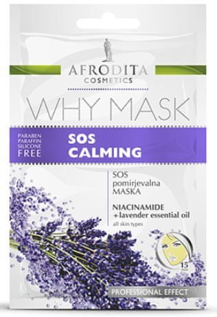 Kozmetika Afrodita Why Mask, SOS pomirjevalna maska, 2x 6 ml