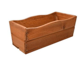 Rojaplast leseno korito za rože, 44cm, rjav