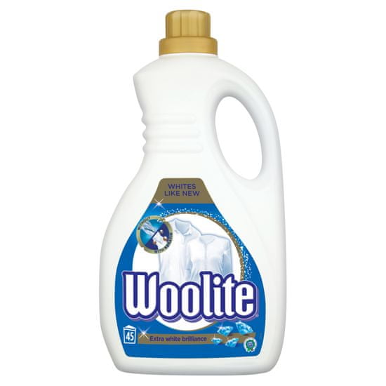 Woolite Extra White Brillance detergent, 2.7 l / 45 odmerkov pranja