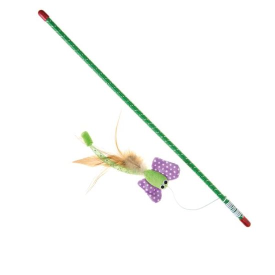 IMAC Mačja igrača - palica z metuljem, 47 cm