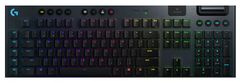 Logitech G915 LIGHTSPEED RGB brezžična mehanska gaming tipkovnica, GL Clicky