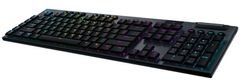 Logitech G915 LIGHTSPEED RGB brezžična mehanska gaming tipkovnica, GL Clicky