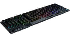 Logitech G915 LIGHTSPEED RGB brezžična mehanska gaming tipkovnica, GL Clicky