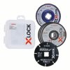 set plošč za rezanje in brušenje X-LOCK 125 x 1 x 22,23 mm (2608619374)