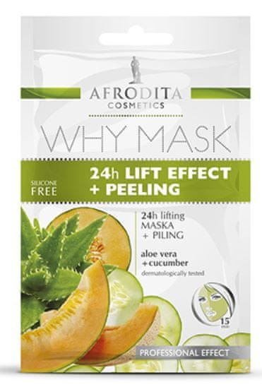 Kozmetika Afrodita Why Mask, 24h lifting maska + piling, 2x 6 ml