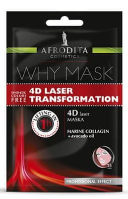 Afrodita Why Mask, 4D laser maska, 2x 6 ml