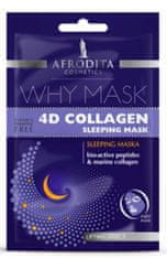Kozmetika Afrodita Why Mask, 4D Collagen Lifting Effect nočna maska, 2x 6 ml