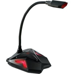 igralni mikrofon YENKEE YMC 1040 SCOUT 1030 (YMC 1040), USB priključek, rdeča osvetlitev, 3,5 mm jack