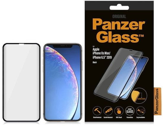 PanzerGlass zaščitno steklo za Apple iPhone Xs Max/11 Pro Max, črno, 2672