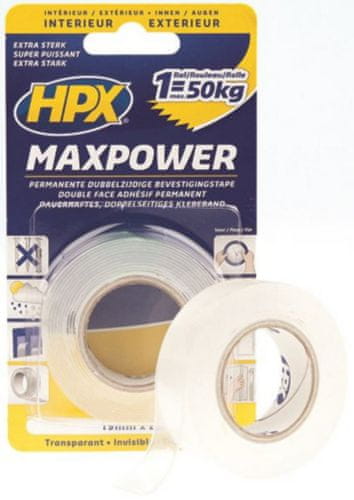 HPX Maxpower Transparent 19 mm x 2 m