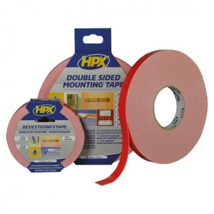 HPX Mirror Tape DS White 19 mm x 25 m