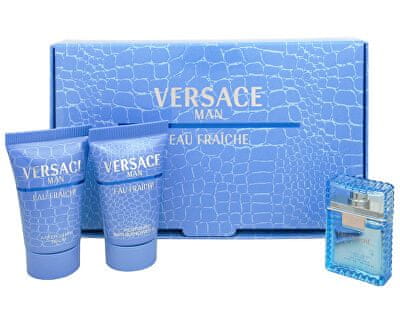 Versace Eau Fraiche Man toaletna voda 5ml + gel za prhanje 25ml + balzam po britju 25ml