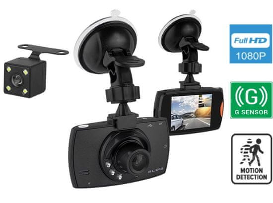 Blow Blackbox avto video snemalnik DVR F480 + vzvratna kamera - Odprta embalaža