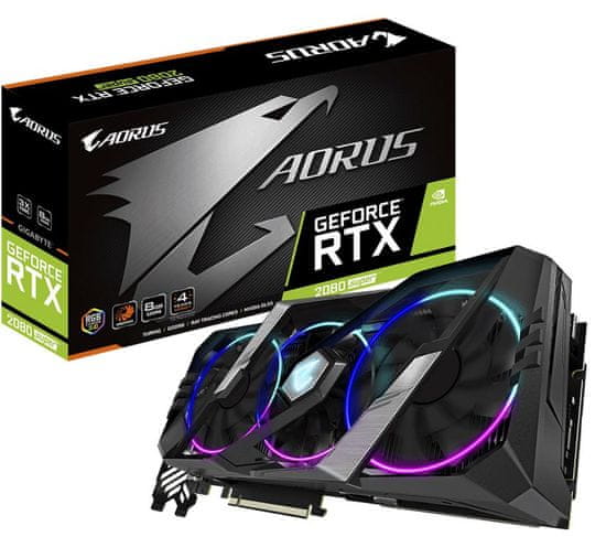 Gigabyte AORUS GeForce RTX 2080 SUPER,8 GB GDDR6 grafična kartica