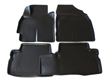 SCOUTT Gumijaste preproge z dvignjenim robom za Toyota Auris / Corolla 2007-2012
