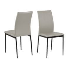 Design Scandinavia Jedilni stoli Anis (SET 4), taupe