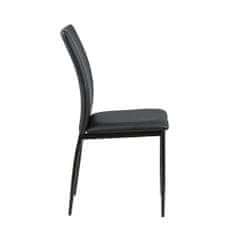 Design Scandinavia Jedilni stol Anis (SET 4), črna