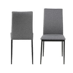 Design Scandinavia Jedilni stol Anis (SET 4), siva