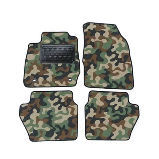 J&J Automotive Avtomobilske preproge iz velurja v slogu vojske za Ford