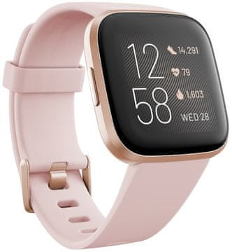 Fitbit Versa 2 (NFC) pametna ura, Petal/Copper Rose