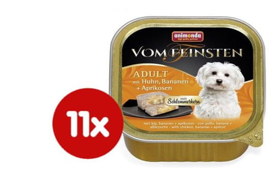 Animonda V.Feinsten hrana za odrasle pse Core, piščanec, marelica in banana,11 x 150 g