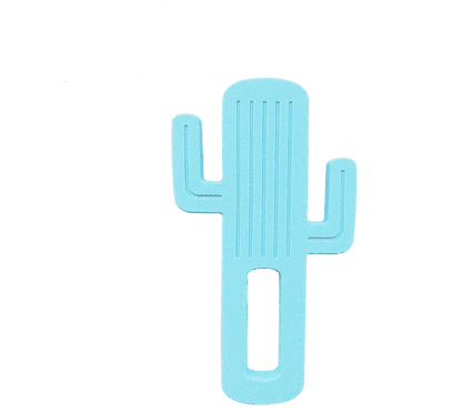 Minikoioi grizalo Cactus, silikon, modro