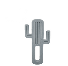 Minikoioi grizalo Cactus, silikon, sivo