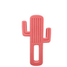 grizalo Cactus, silikon, rdeče