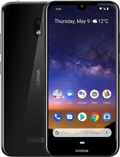 Nokia 2.2 mobilni telefon, 2GB/16GB, črn