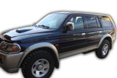 HEKO Okenski deflektorji za Mitsubishi Pajero Sport 5D 1997-2008 4 kosa Spredaj + Zadnja stran