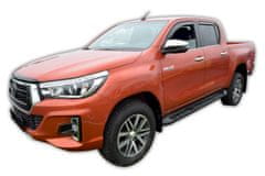HEKO Okenski deflektorji za Toyota Hilux VIII 4D 2016-Nad 4 kosa Spredaj + Zadnja stran