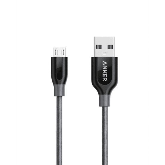 Anker Powerline+ MicroUSB kabel, 0,9m, siv