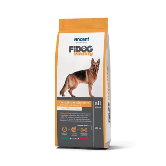 Vincent Fidog Vitality suha hrana za odrasle pse, 20 kg