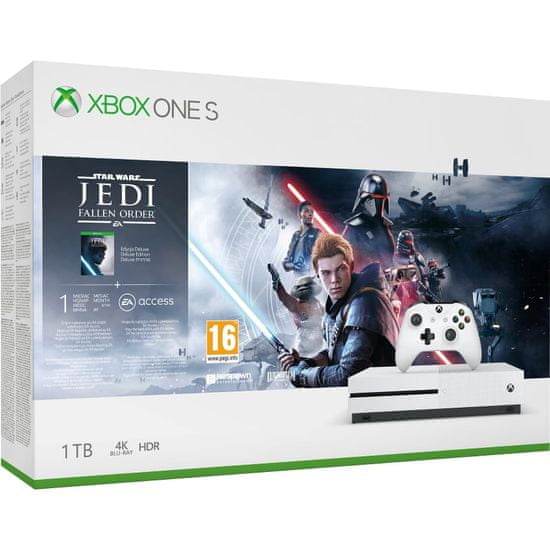 Microsoft igralna konzola Xbox One S 1TB + StarWars Jedi: Fallen Order