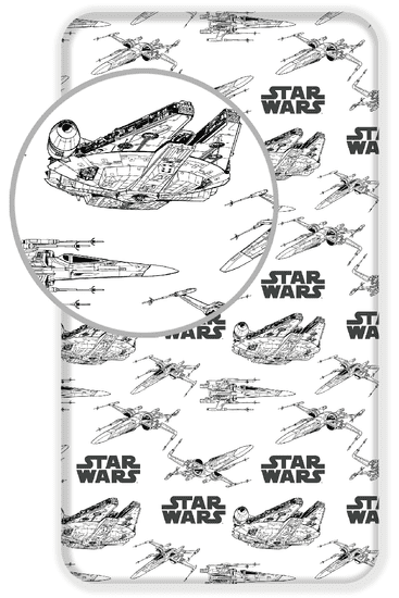 Jerry Fabrics prevleka za vzmetnico Star Wars 9, 90×200 cm