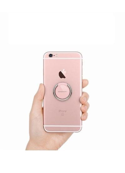 Goospery Ring 360 držalo za mobilne telefone, svetlo roza