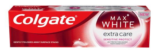 Colgate Max White Extra Care Sensitive zobna pasta, 75 ml