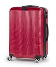 Scandinavia Carbon Series potovalni kovček, 65L, rdeč